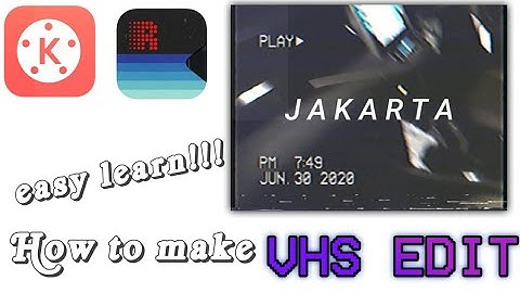 How to VHS EDIT on android / iphone