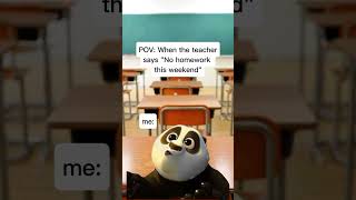 when the teacher says "no homeworks this weekend" #foryou