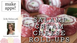 (Quick & Easy!) Salami Cream Cheese Rollups