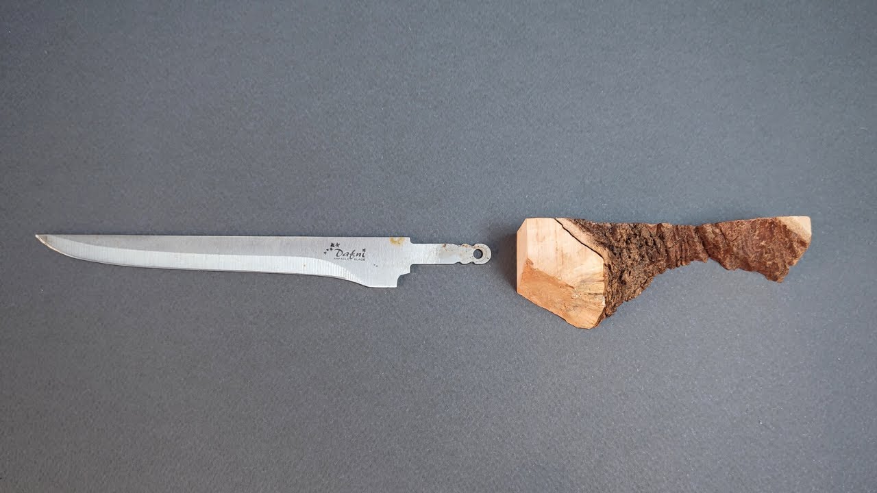 Making a Wood and Resin Handle for an old broken Knife YouTube