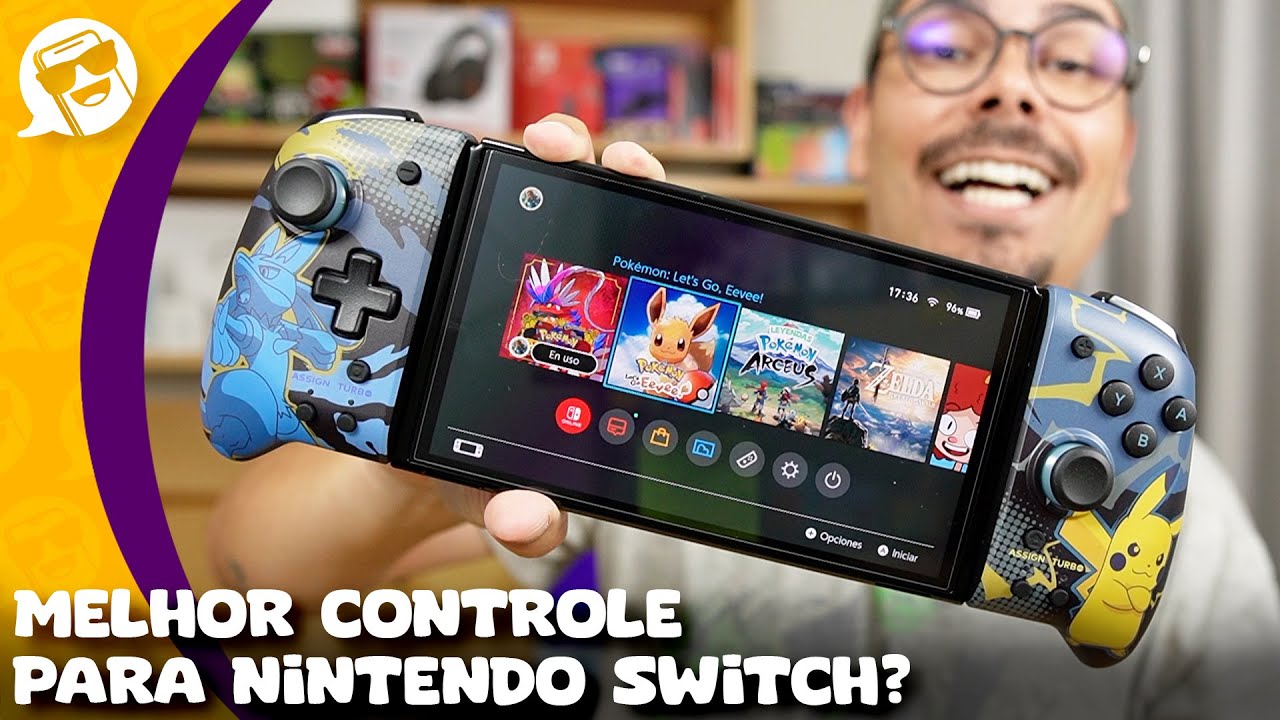 CONTROLE HORI POKÉMON PARA NINTENDO SWITCH: O MELHOR CONTROLE PARA ...