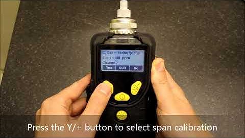 Rae Systems MiniRae 3000 Calibration