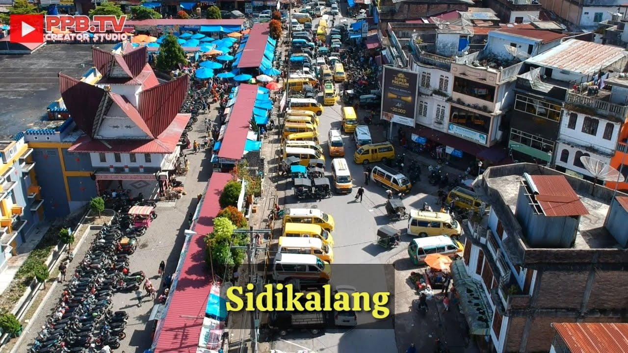 suasana kota Sidikalang menjelang lebaran 2022