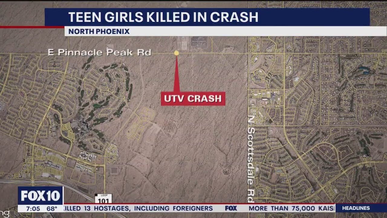 Teen girls killed in Arizona UTV crash - YouTube