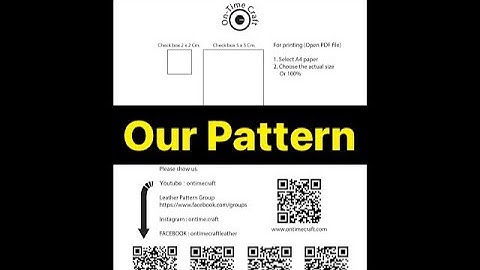Sample PDF Pattern #ontimecraft