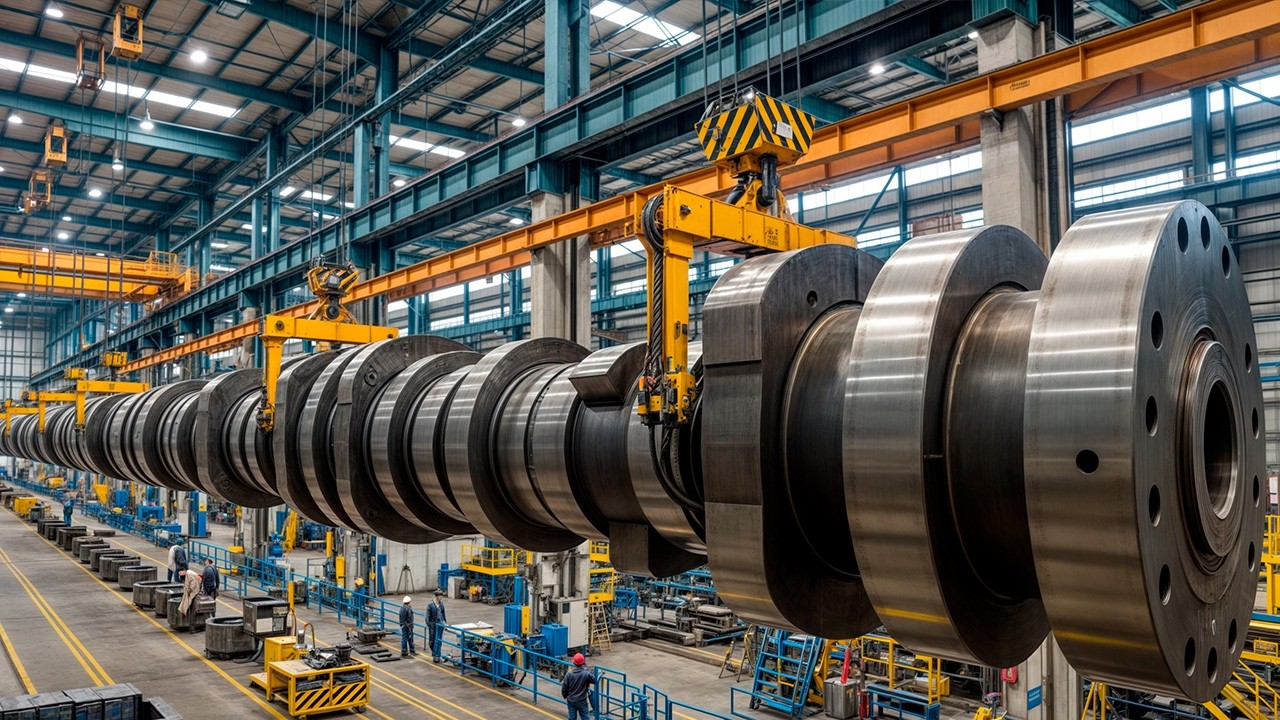 ¡FUERZA BRUTA! Cómo se Fabrican los Ejes de Acero Más Grandes del Mundo 🏗️🔥