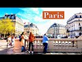 Paris france   paris spring 2024  paris walk 4kr 60 fps