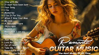 Let this romantic guitar music bring you joy and peace ✨ The best guitar love songs of all time