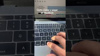 Cómo copiar y pegar en MacBook