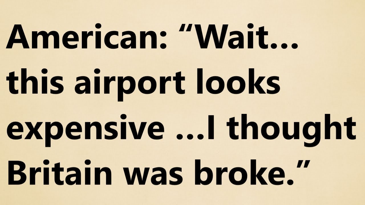 Americans Arrive in the UK Expecting Poverty — Instantly Get Reality Slapped