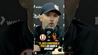 Lo que dijo Javier Rabanal tras amarga derrota de Universitario ante Melgar en Arequipa por Liga 1