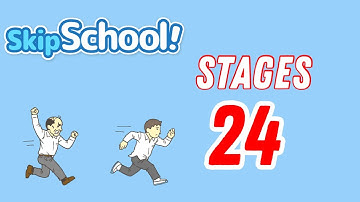Skip School Escape Game Stage 24 Level Twenty-four Answers Walkthrough