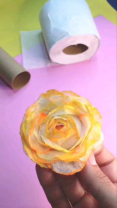 Como Fazer Rosa de Papel ou Guardanapo #diy2025