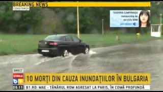 Potop si vijelii la Constanta