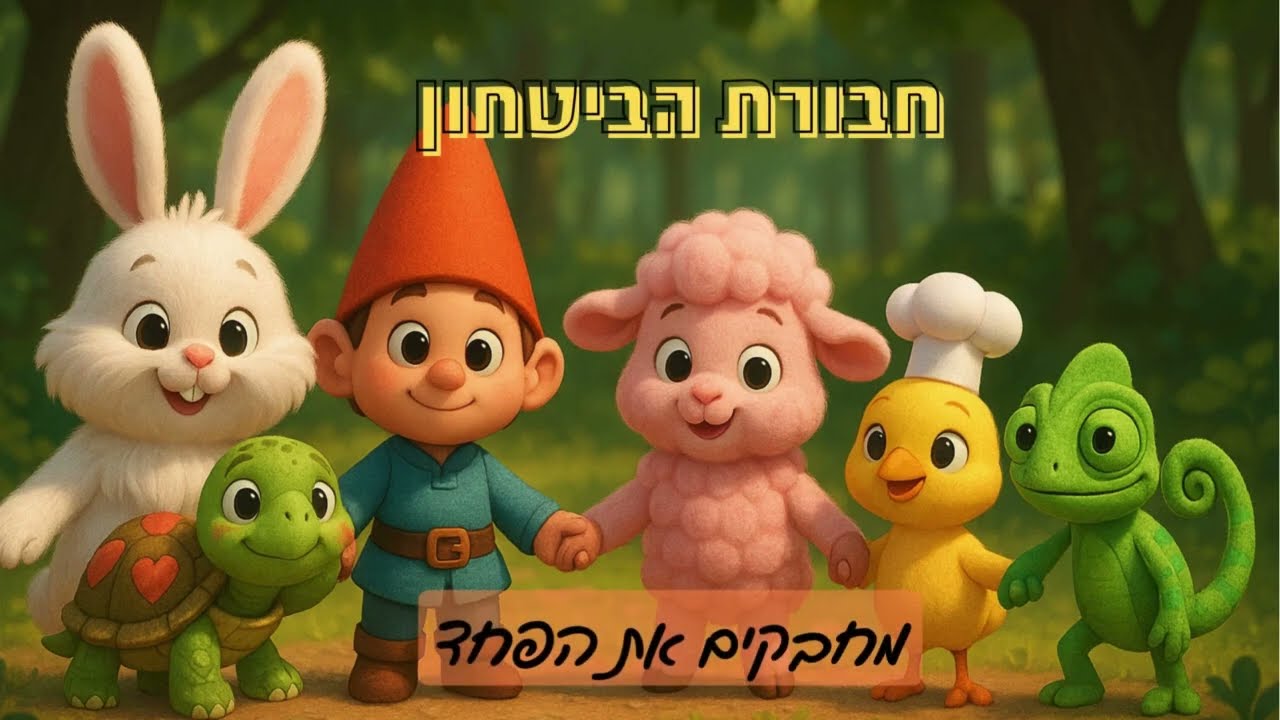 חבורת הביטחון - מחבקים את הפחד🤗 סרטון לילדים החווים חרדה ופחד.