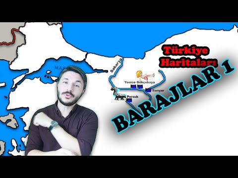 Hafıza teknikleri Barajlar KPSS Coğrafya  🌎 Türkiye barajlar haritası