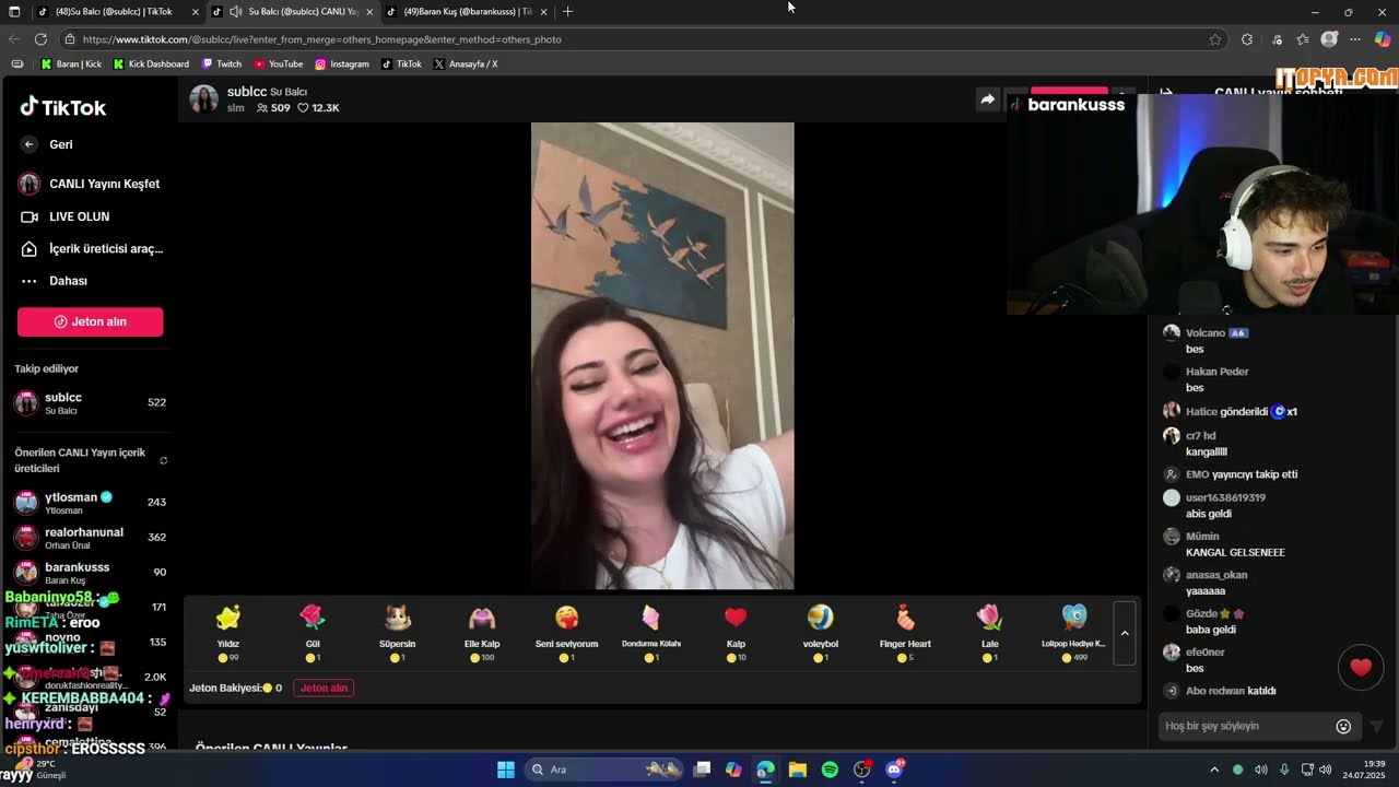 ERAY VE SU BALCI TİKTOK CANLI YAYININDA BANLANDI !!