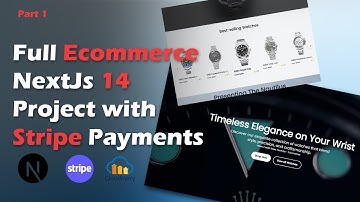 NextJs 14 Ecommerce Project with Stripe Payments and MUCH MORE! - Part 1