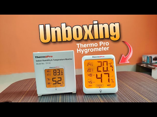 ThermoPro TP-359 Bluetooth Wireless Thermometer Hygrometer and Humidity  Monitor Setup Video 