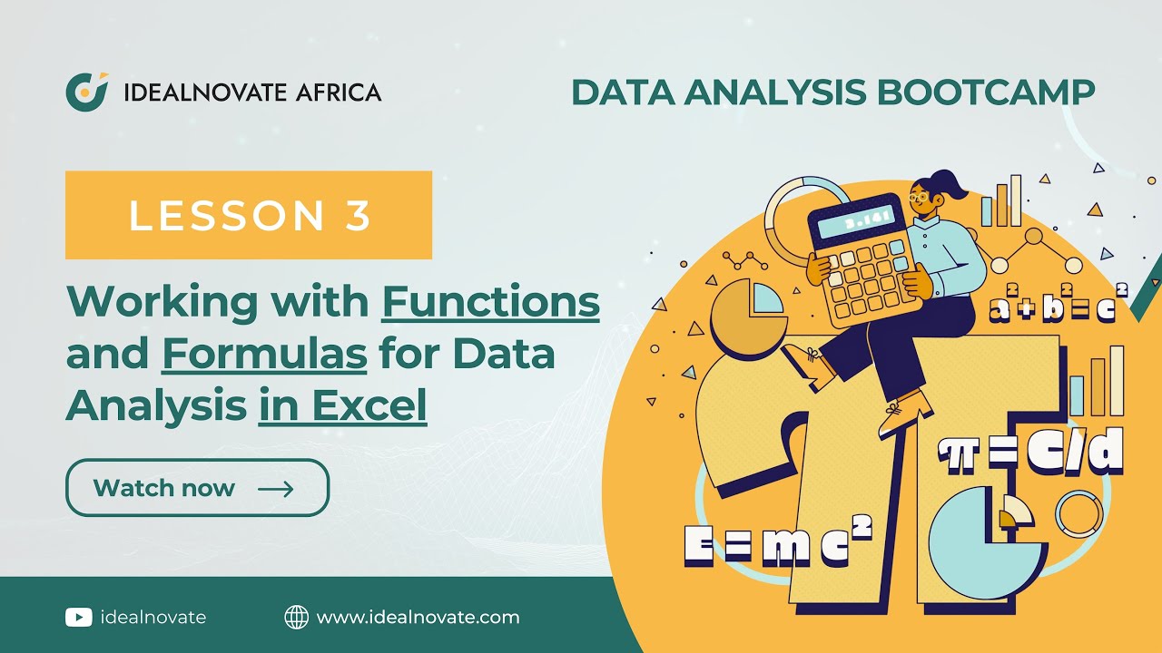 04. Working With Functions and Formulars For Data Analysis in Excel ...