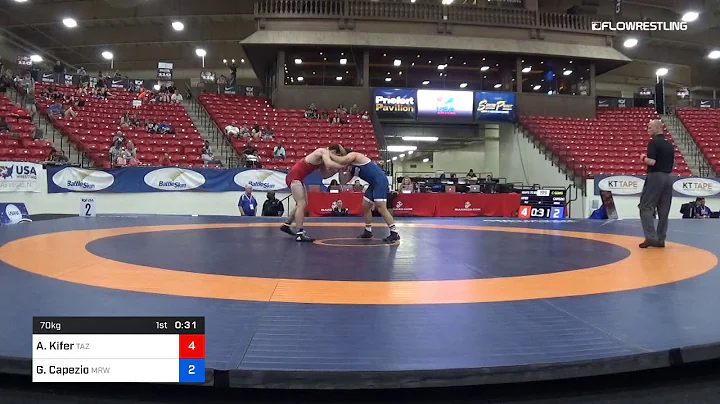 70 Kg C Semis Anthony Kifer Jamestown Taz Wrestlin...