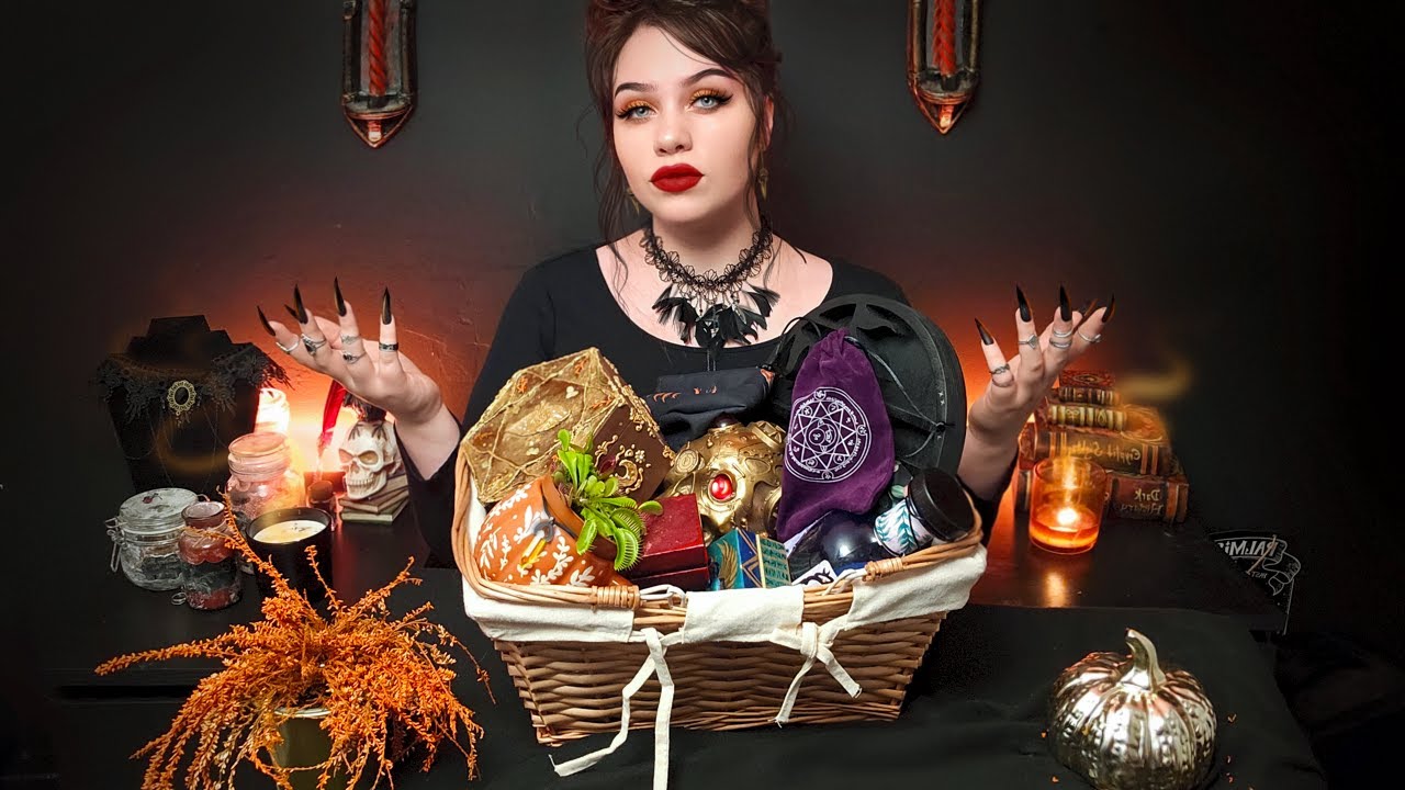 ASMR - Ролевая игра на канале Cursed Items Shopping - Heathen Hamper (тихий голос)
