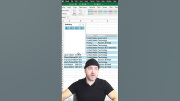 Making Better Looking Filters In Excel With Slicers #excelshorts #exceltip #exceltutorial #shorts