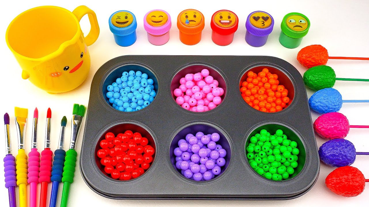 Satisfying Video | DIY Rainbow Watermelon Slime & Glitter Seeds Cutting ASMR