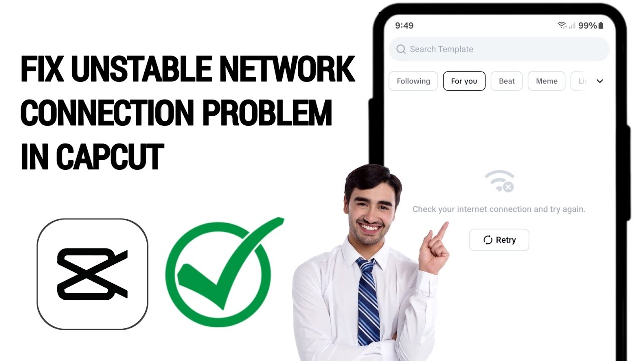 How To Fix CapCut Templates Unstable Network Connection Problem ...