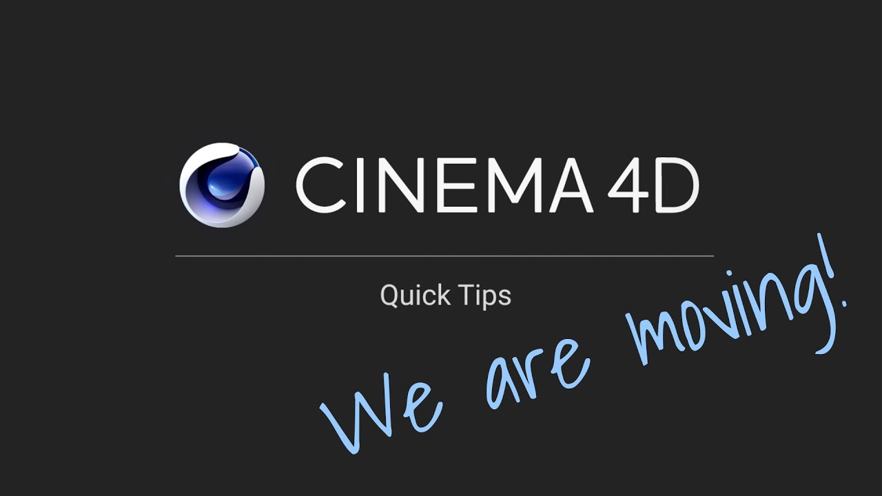 Announcement: Where to find Cinema 4D Quick Tips in the future - YouTube