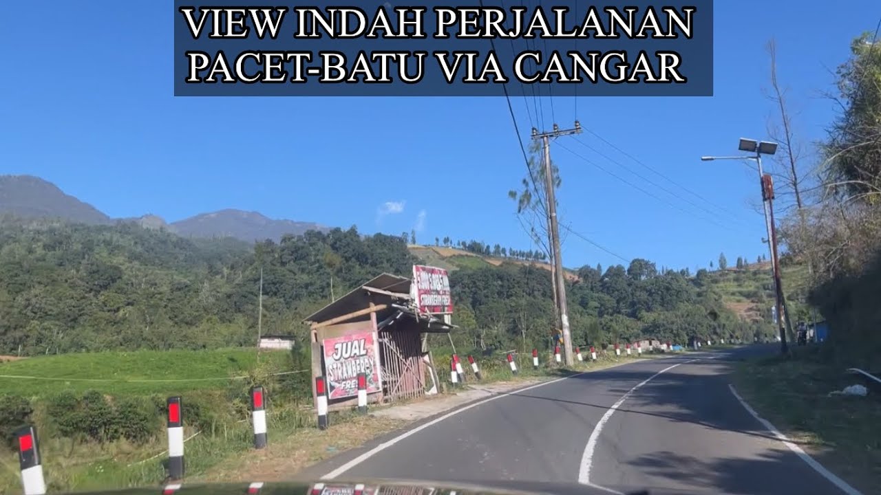 VIEW INDAH PERJALANAN PACET-BATU VIA CANGAR #jawatimur #batu #viewindah 