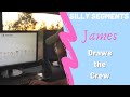 James Hendry draws the crew + bonus Nyala safarilive funny moment