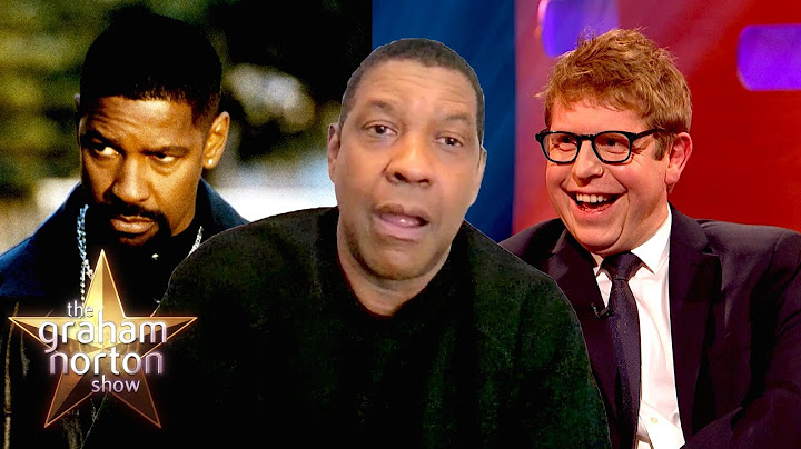 Denzel Washington Wants To Re-enact 'Training Day' For Josh Widdicombe | The Graham Norton Show