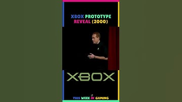 Xbox Prototype Reveal In 2000.#