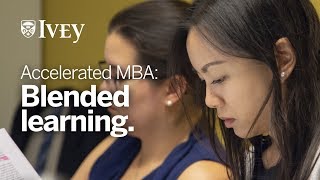 Accelerated MBA for Business Graduates: Blending Learning Accelerated MBA for Business Graduates: Blending Learning