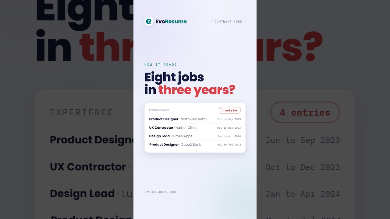 rewrite this title Freelance or contract work on a resume? Use one heading #shorts rewrite this title Freelance or contract work on a resume? Use one heading #shorts