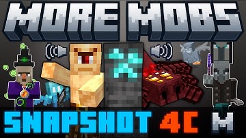 "More Mobs" (Snapshot 4C) - Minecraft 1.19 data pack showcase