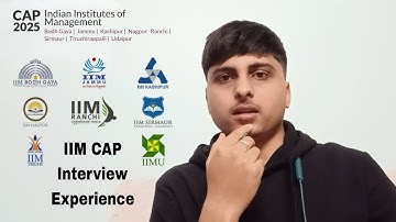 IIM CAP Interview Experience