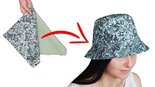 How to sew a bucket hat easily - even a beginner can handle it!