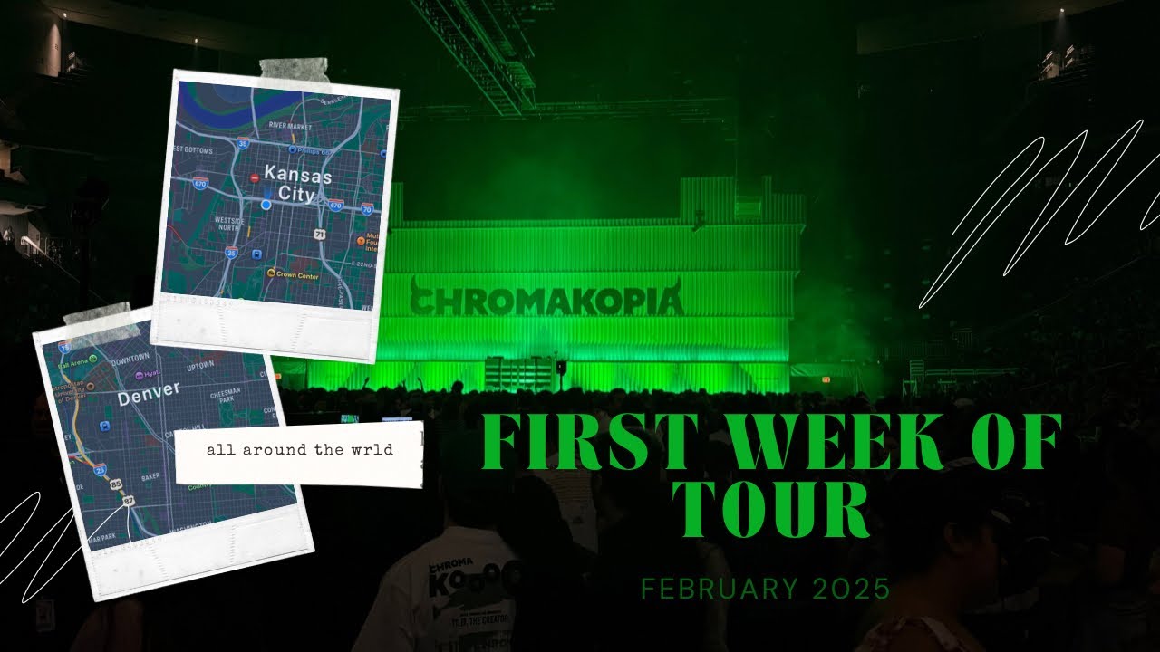 FIRST WEEK OF THE CHROMAKOPIA TOUR ft. Milwaukee, Wi , Kansas City, Mo & Denver, CO🚌