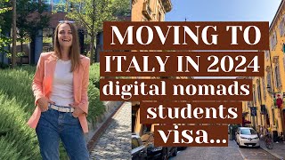 HOW TO MOVE TO ITALY IN 2024  DIGITAL NOMAD VISA & MORE