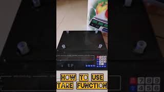 How To Use Digital Price Computing Scale And Tare Function - Tagalog