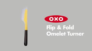  OXO Good Grips Flip and Fold Omelet Turner, Silicone
