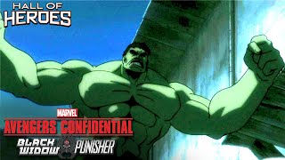 Black Widow Calls In The Hulk | Avengers Confidential: Black Widow & Punisher | Hall Of Heroes