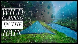 Wild camping in the Galloway Forest Park, Scotland
