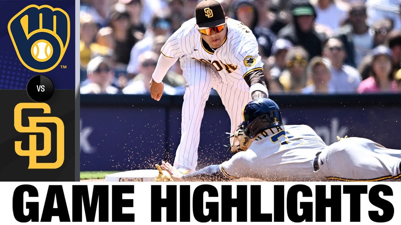 Brewers Vs Padres Game Highlights (5/25/22) | Mlb Highlights