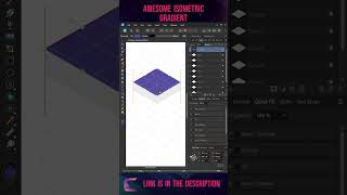 shorts  Creating ❤️️Stunning Isometric Designs with Gradient Effects