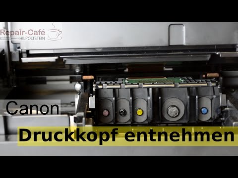 Canon Drucker: Druckkopf ausbauen & wieder einsetzen