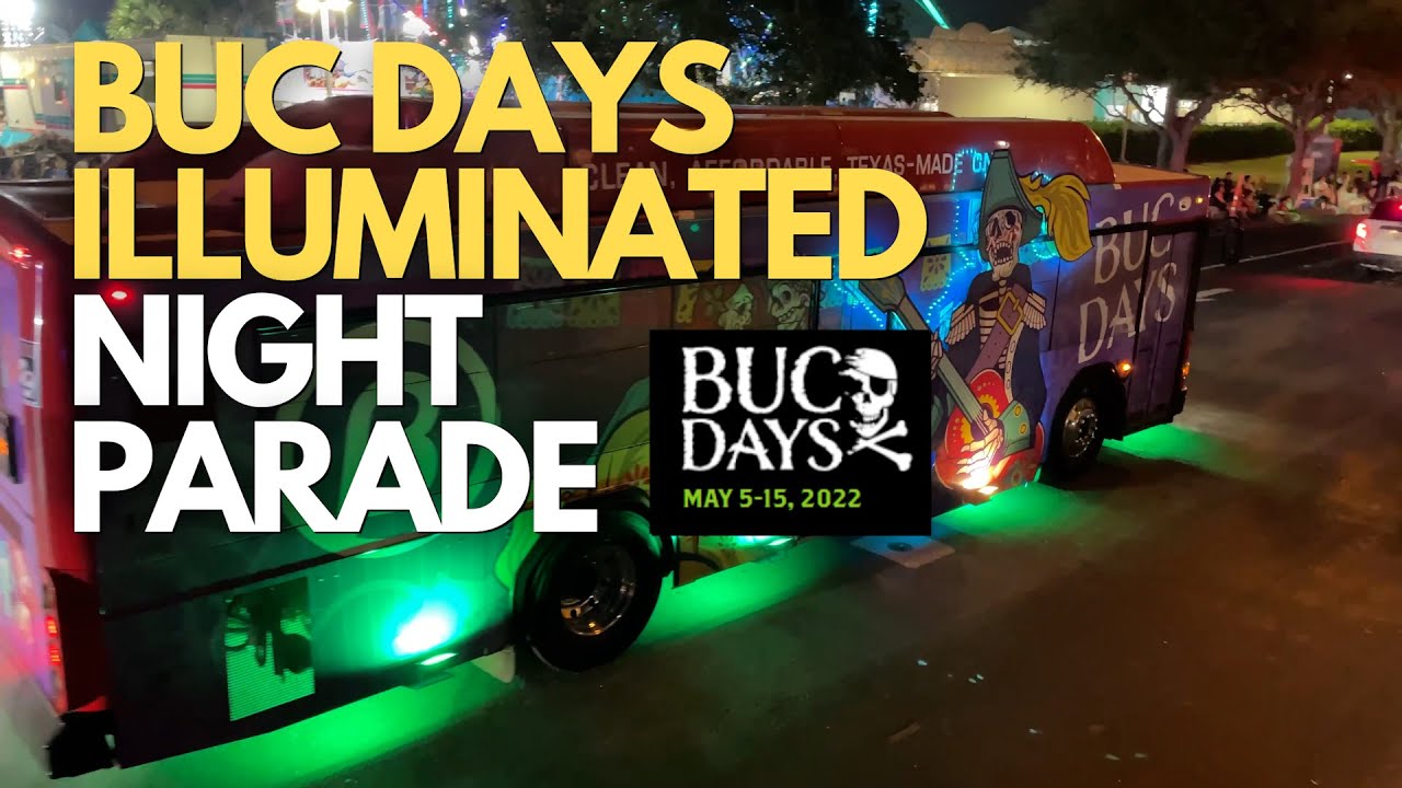 2022 Buc Days Illuminated Night Parade YouTube