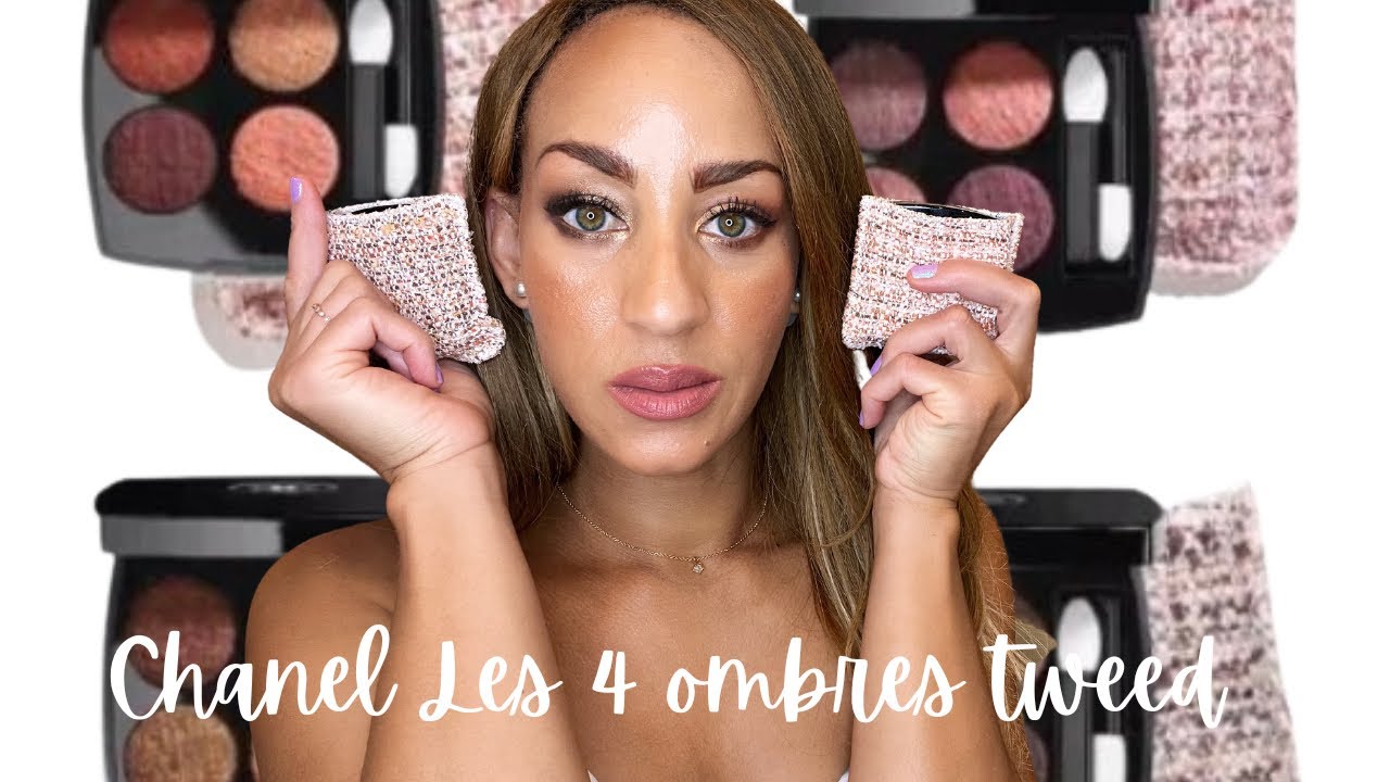 NEW CHANEL TWEED EYESHADOWS| 01 CUIRVE 03 FAUVE - YouTube